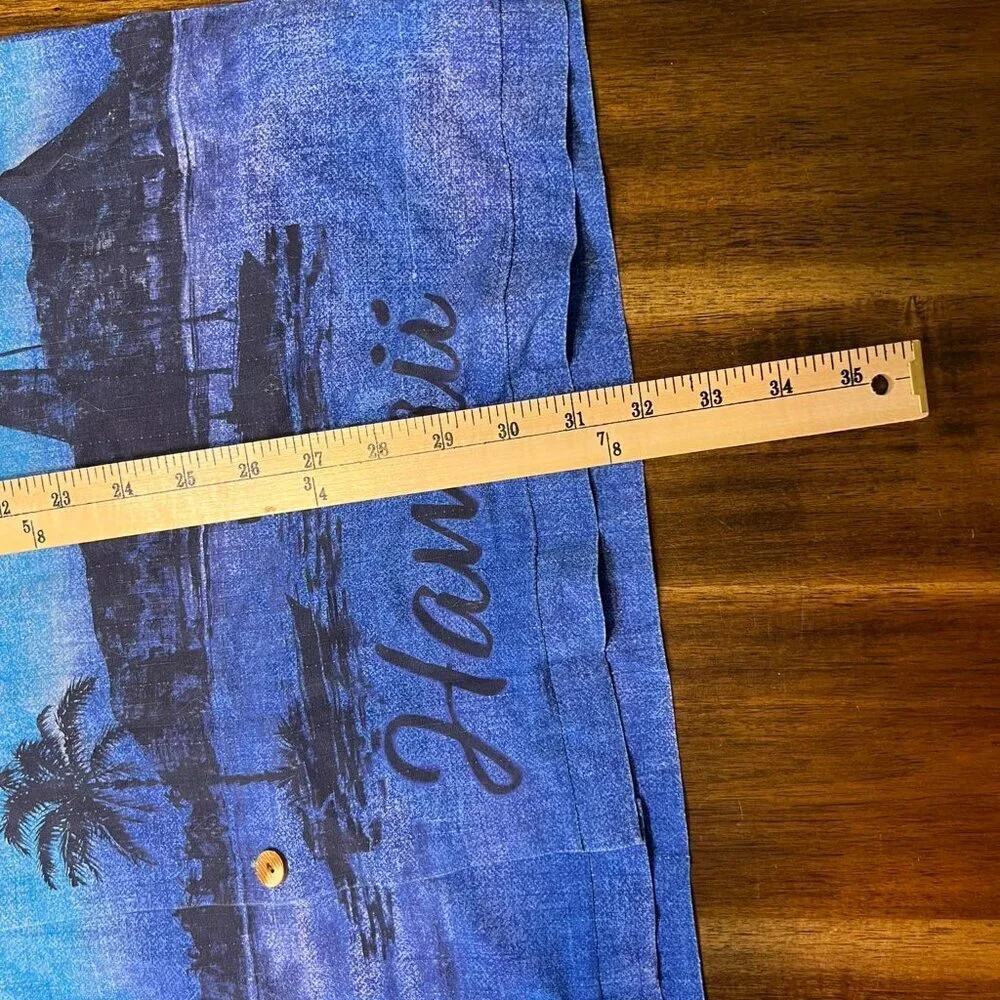 NWT Tommy Bahama Silk Hawaiian Sunset Tye-Dye Shirt XXL - Picture 6 of 6